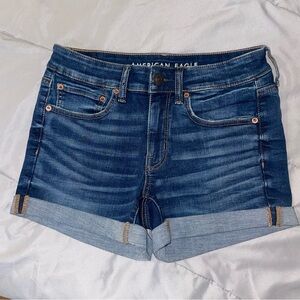 American Eagle Outfitters Dark Blue Jean Shorts